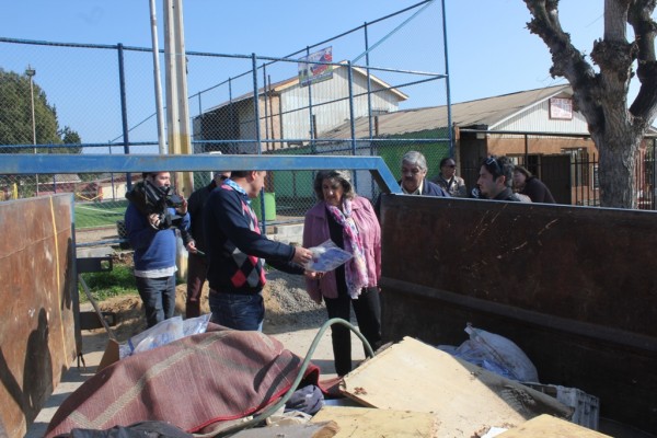 Alcaldesa Virginia Reginato , desechos voluminosos 2