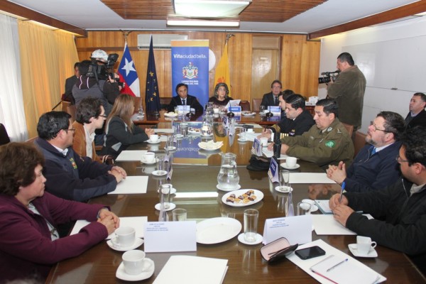 Alcaldesa Virginia Reginato, mesa tecnica 2