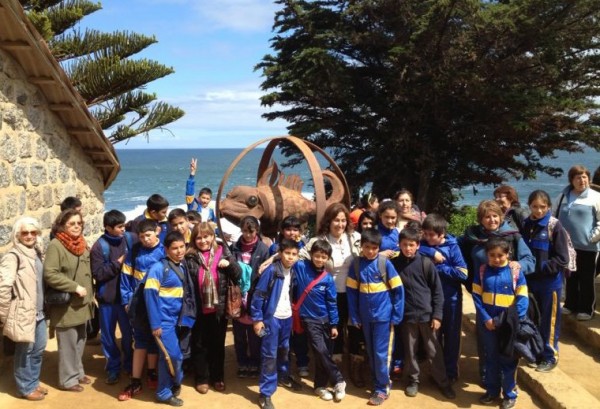 Programa Te Acompaño, visita Isla Negra