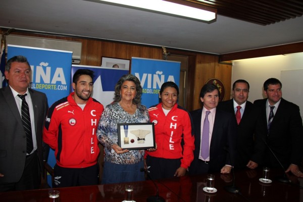 Alcaldesa Virginia Reginato, copa japon de judo 1