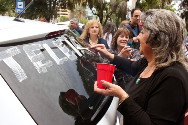 Alcaldesa Virginia Reginato, teleton 2