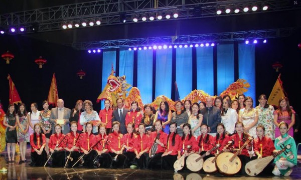 Alcaldesa Virginia Reginato, concierto aÃ±o nuevo chino 2015