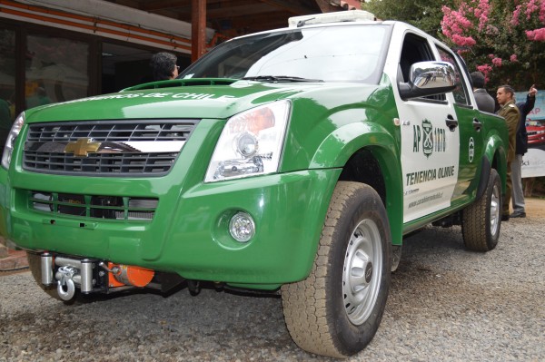 El nuevo vehÃ-culo policial es una camioneta Chevrolet D Max 4X4