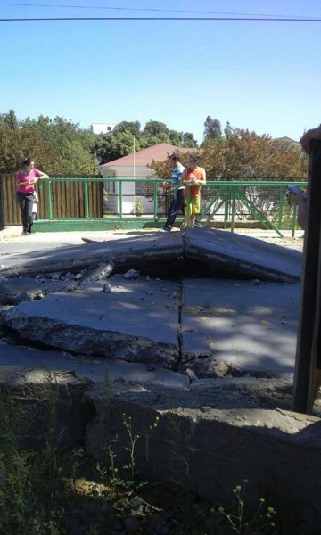 El pavimento se levantÃ³ provocando en corte del trÃ¡nsito vehÃ­cular