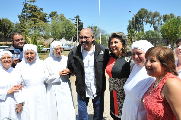 Alcaldesa Virginia Reginato, visita hermanita de los pobres  2
