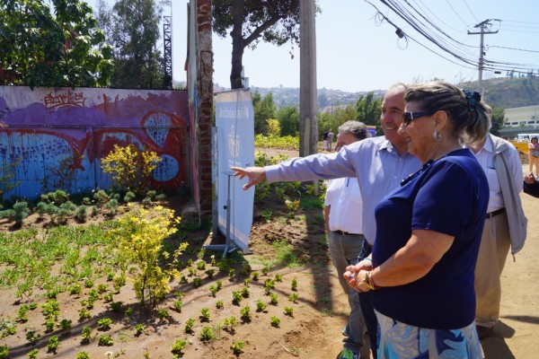 Alcaldesa Virginia Reginato. area verde 3