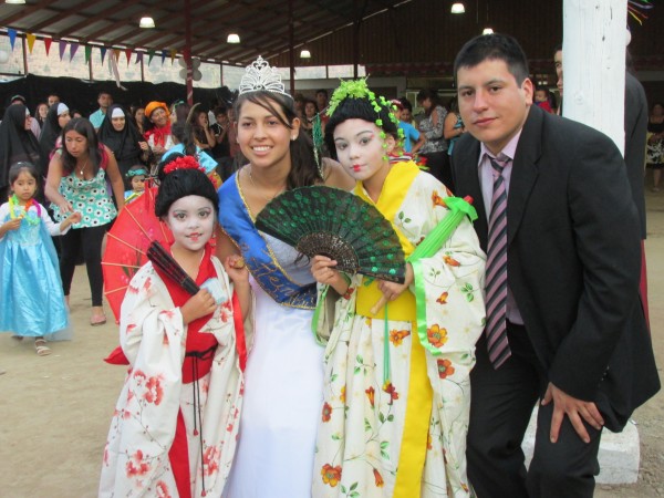 Las japonesitas ganadoras del disfraz de niños