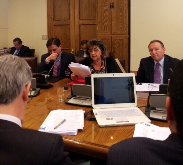 Alcaldesa Virginia Reginato, comision senado  1