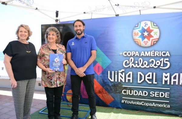 Alcaldesa Virginia Reginato, activación Copa América 2015, 4