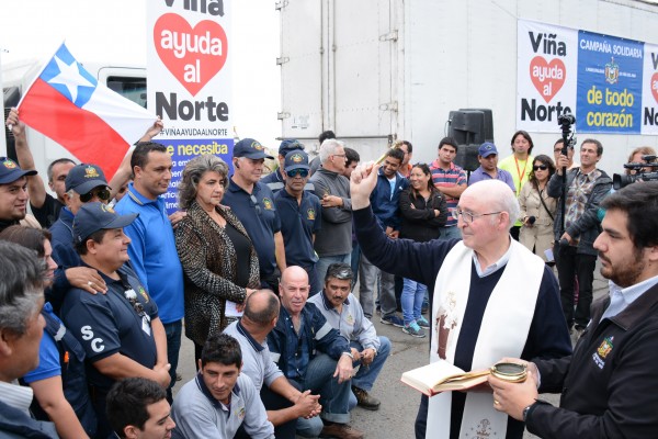 Alcaldesa Virginia Reginato, caravana apoyo al norte 7