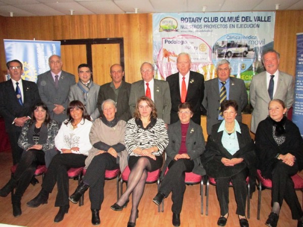 Los socios del Rotary Club Olmué del Valle