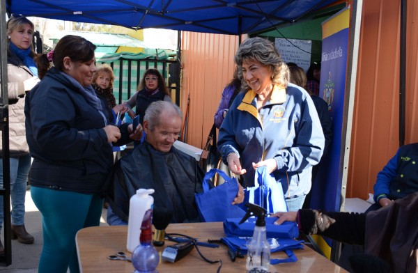 Alcaldesa Virginia Reginato, operativo MEB 3