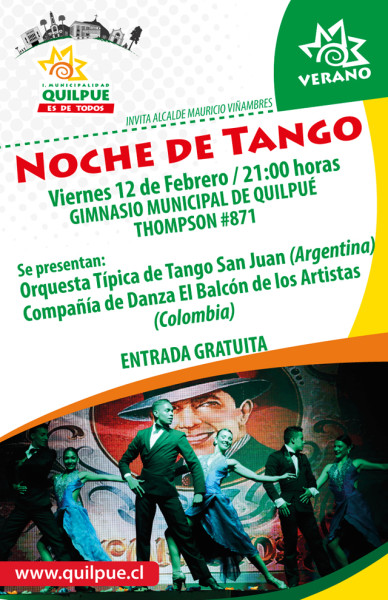 Afiche Noche de Tango