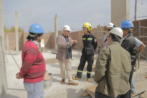Visita Obras Cuarta Compañia Bomberos 1