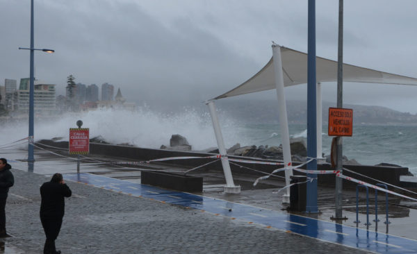 Municipalidad de Viña del Mar, alerta sistema frontal 1