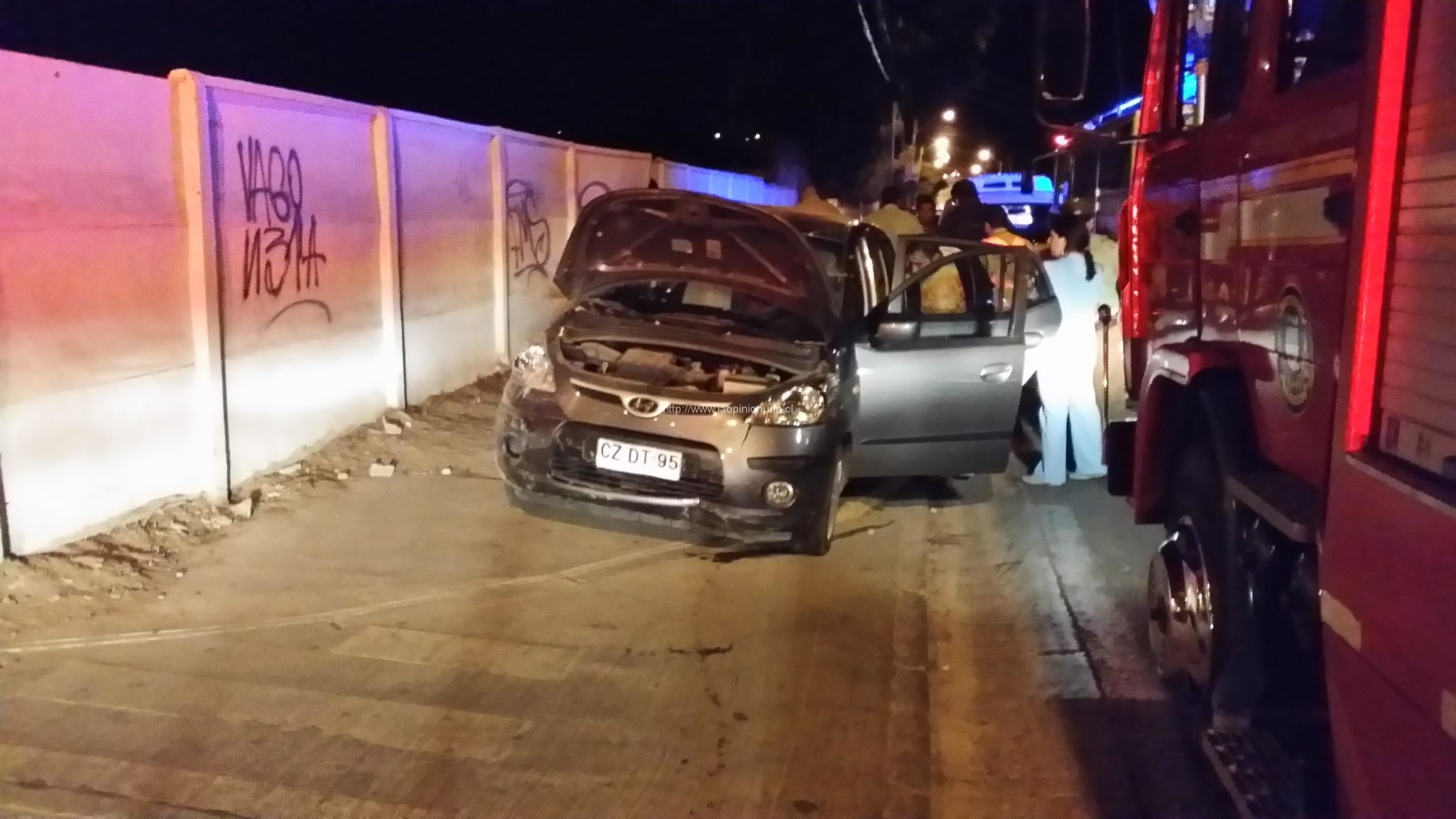 Curioso accidente en Peñablanca