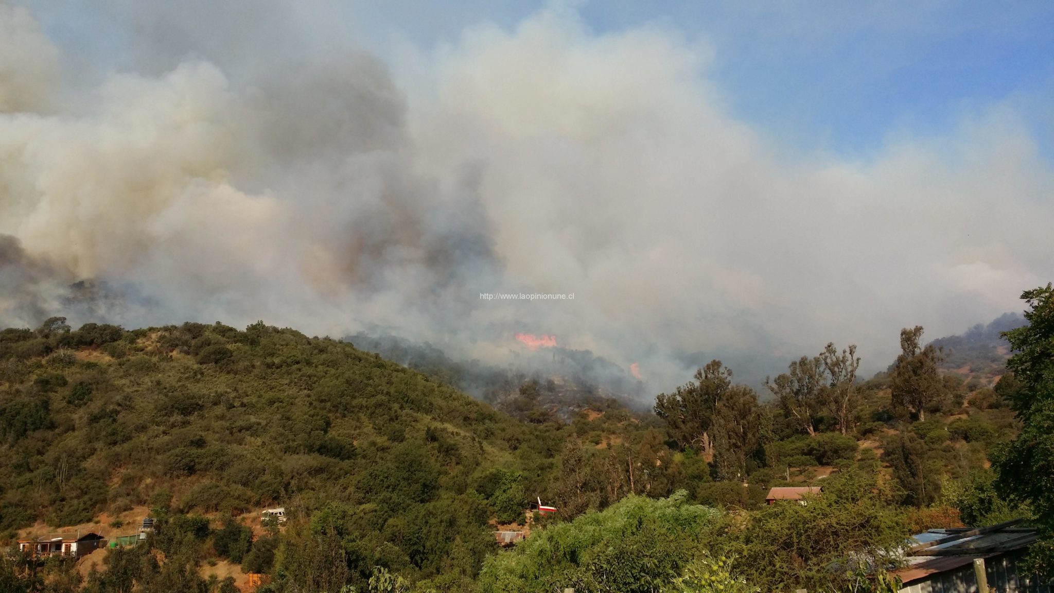 Quebrada Escobares – Nuevo Incendio Forestal