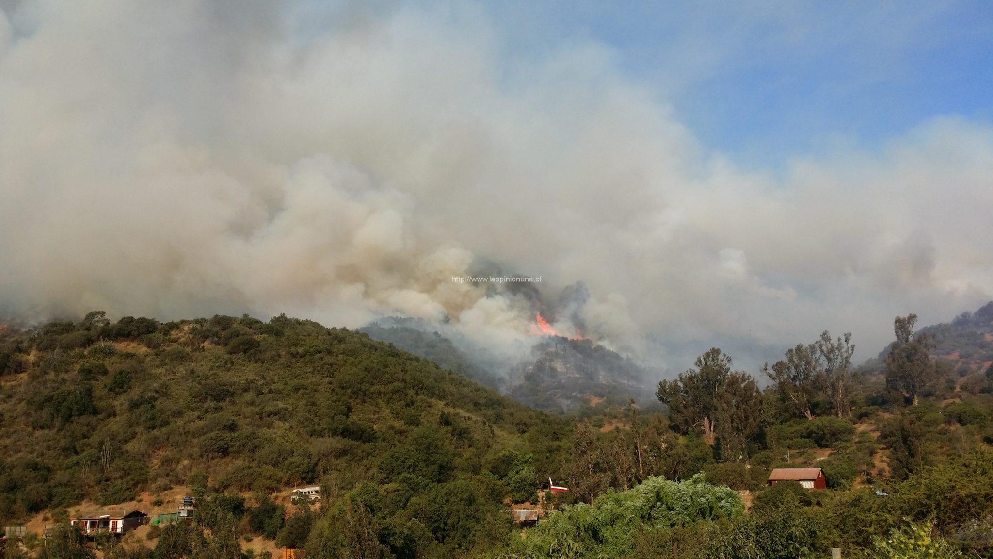 Quebrada Escobares – Nuevo Incendio Forestal
