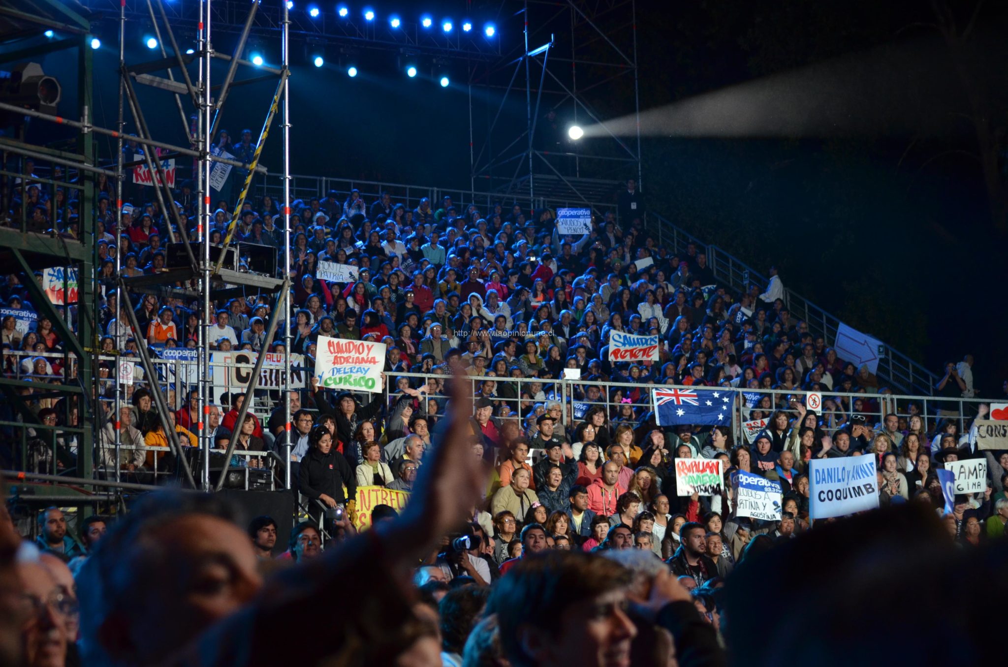 Comienza la noche final en Olmué 2014