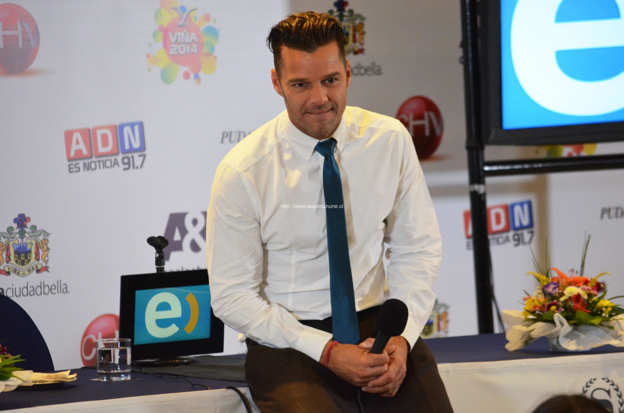 Ricky Martin en conferencia de prensa – Galería de Fotos
