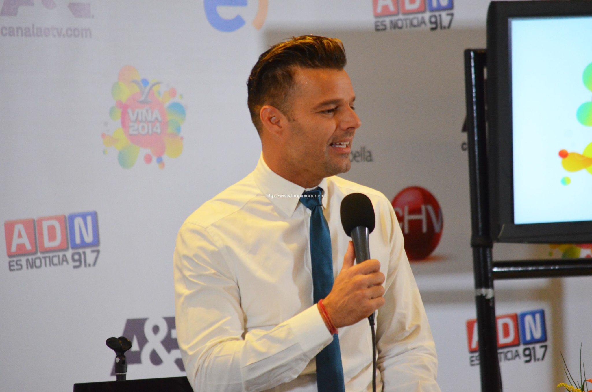 Ricky Martin en conferencia de prensa – Galería de Fotos