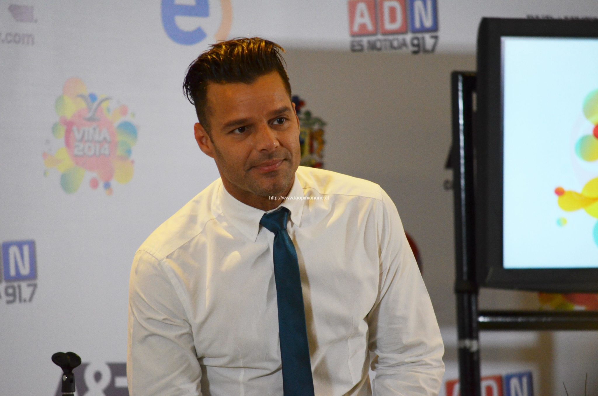 Ricky Martin en conferencia de prensa – Galería de Fotos