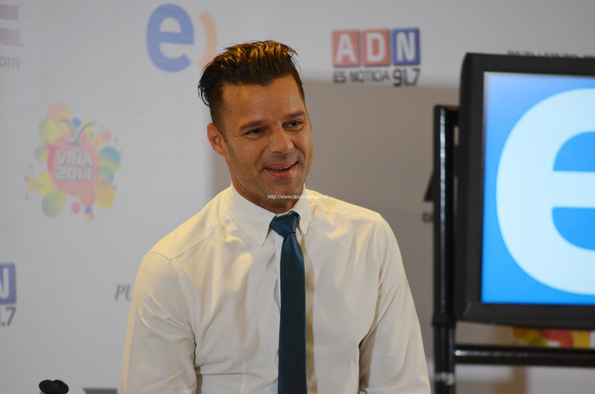 Ricky Martin en conferencia de prensa – Galería de Fotos