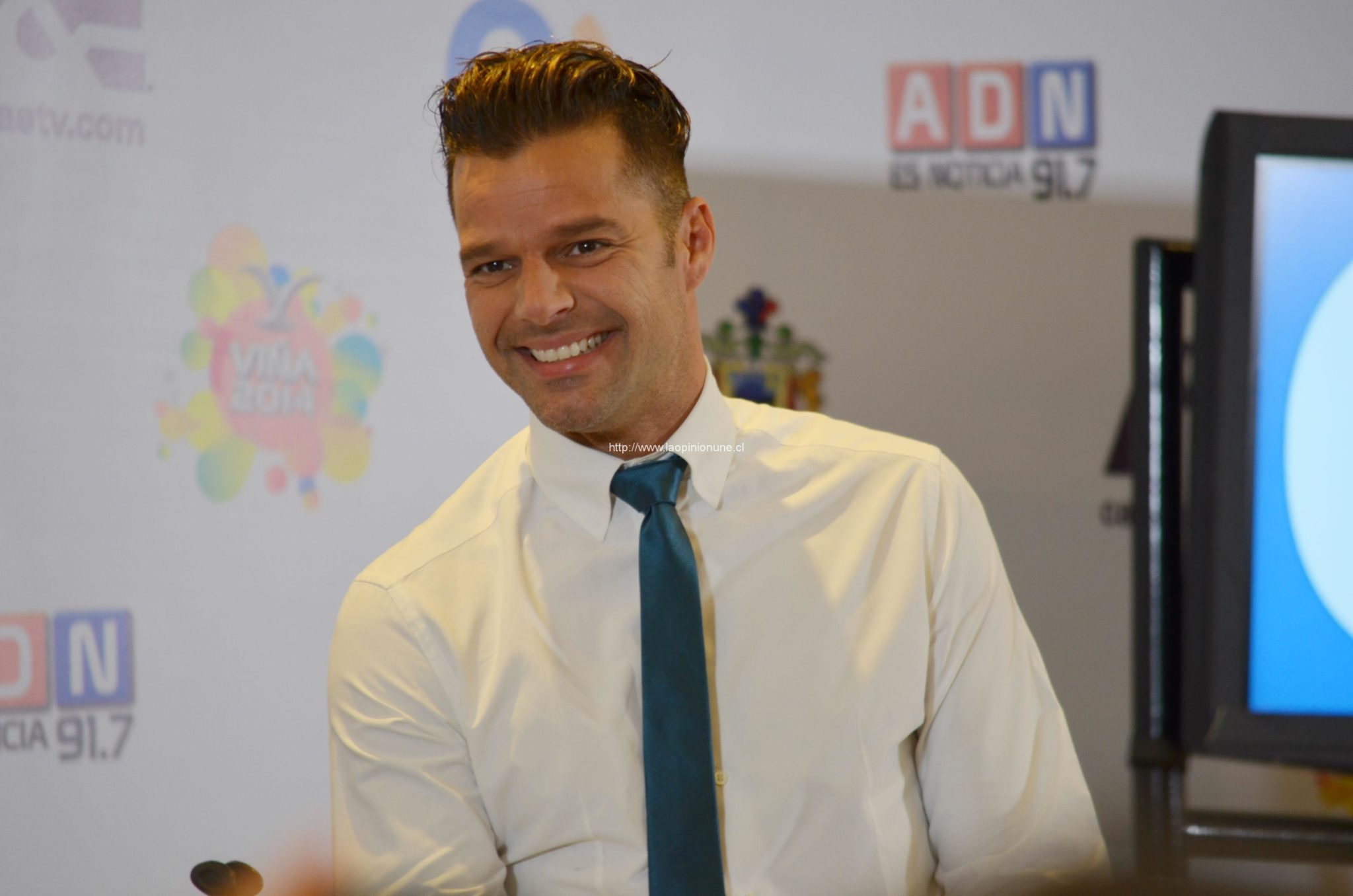 Ricky Martin en conferencia de prensa – Galería de Fotos
