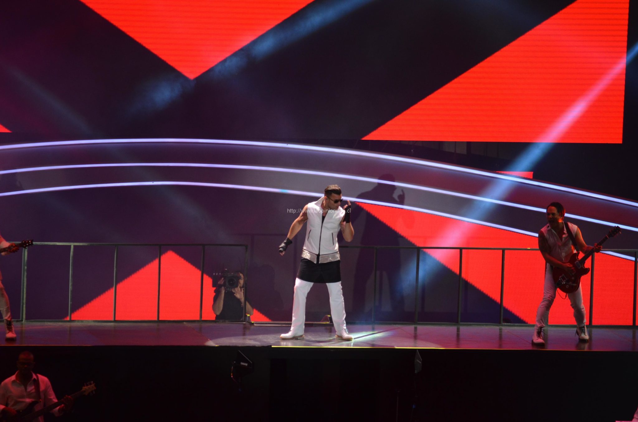 Ricky Martin la rompe en Viña 2014