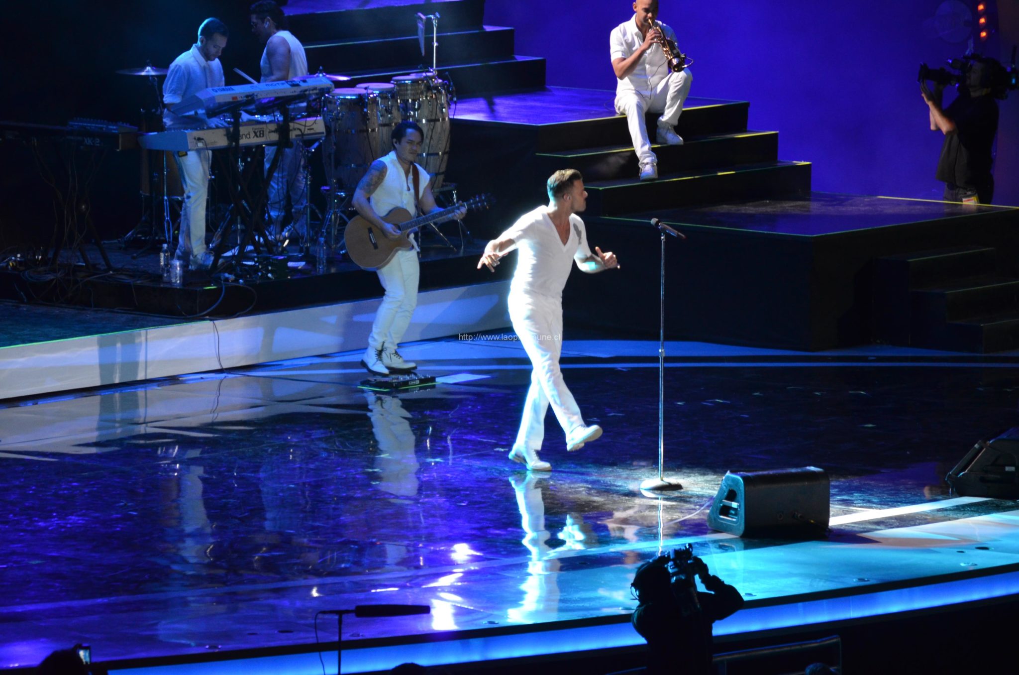 Ricky Martin la rompe en Viña 2014