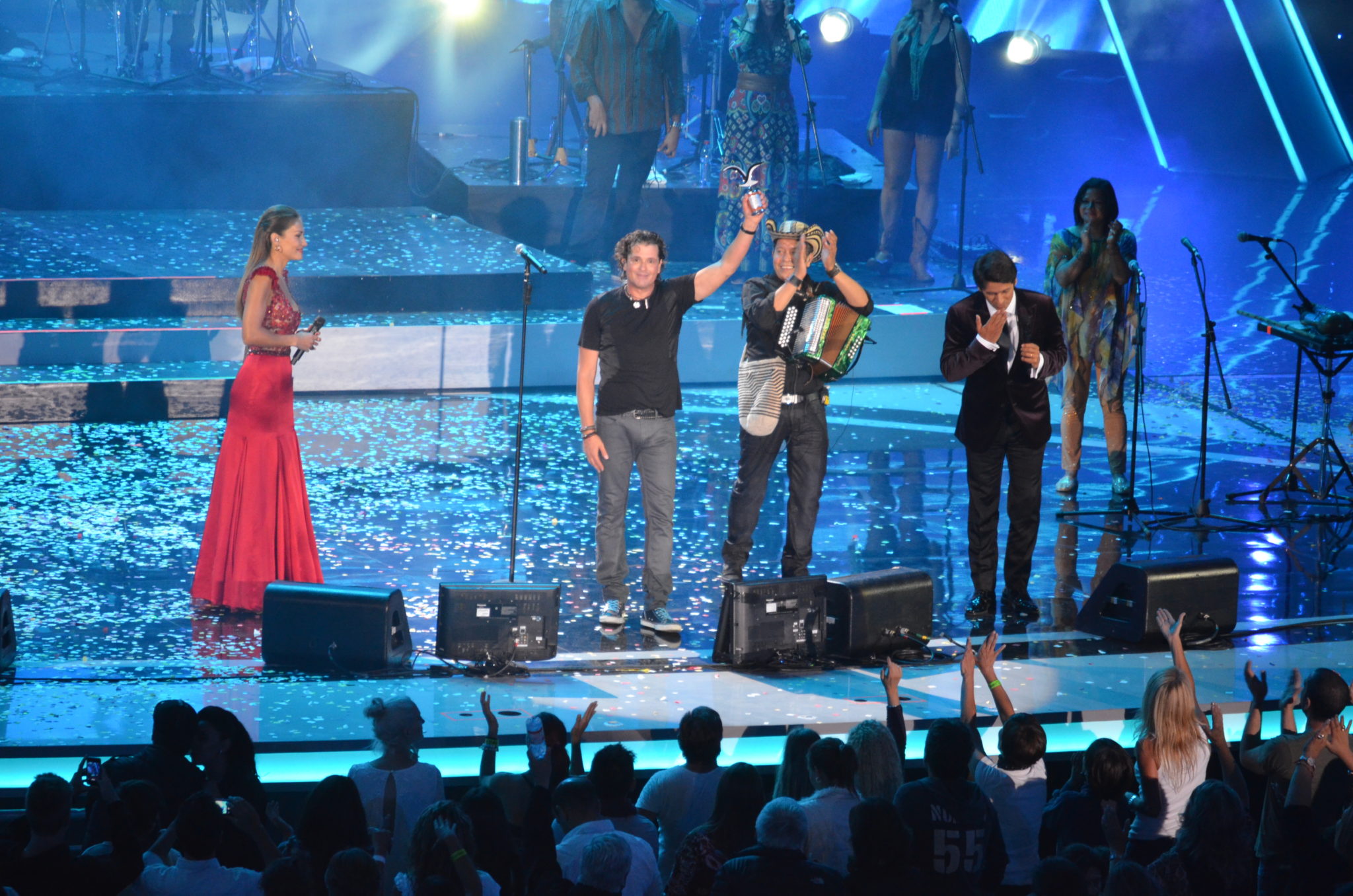 El reencuentro de La Ley y el vallenato de Carlos Vives arrasaron en la Quinta