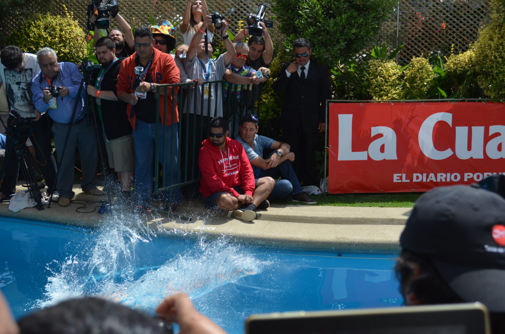 Piscinazo “no apto para cardiacos”