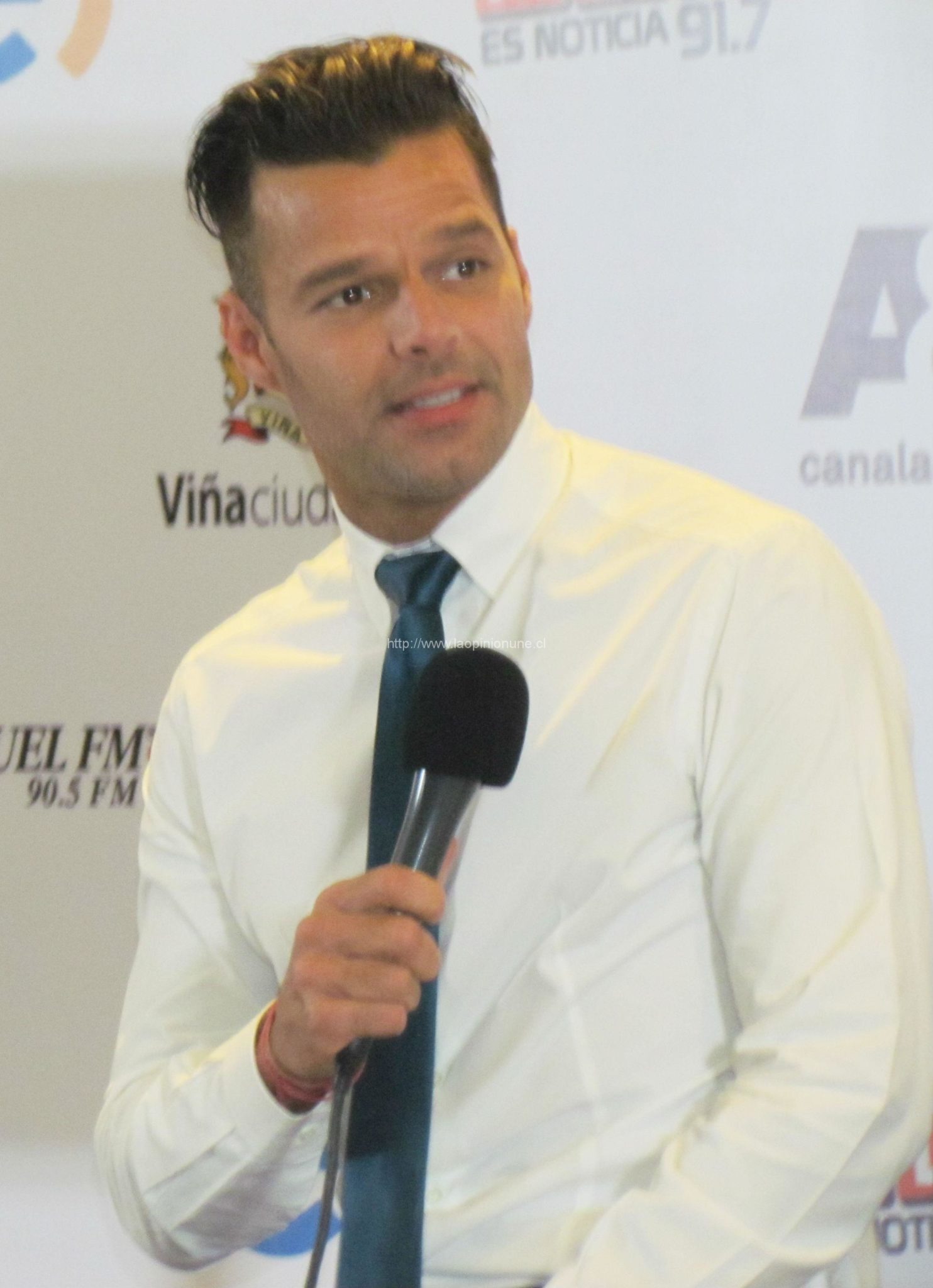 Ricky Martin en conferencia de prensa – Galería de Fotos