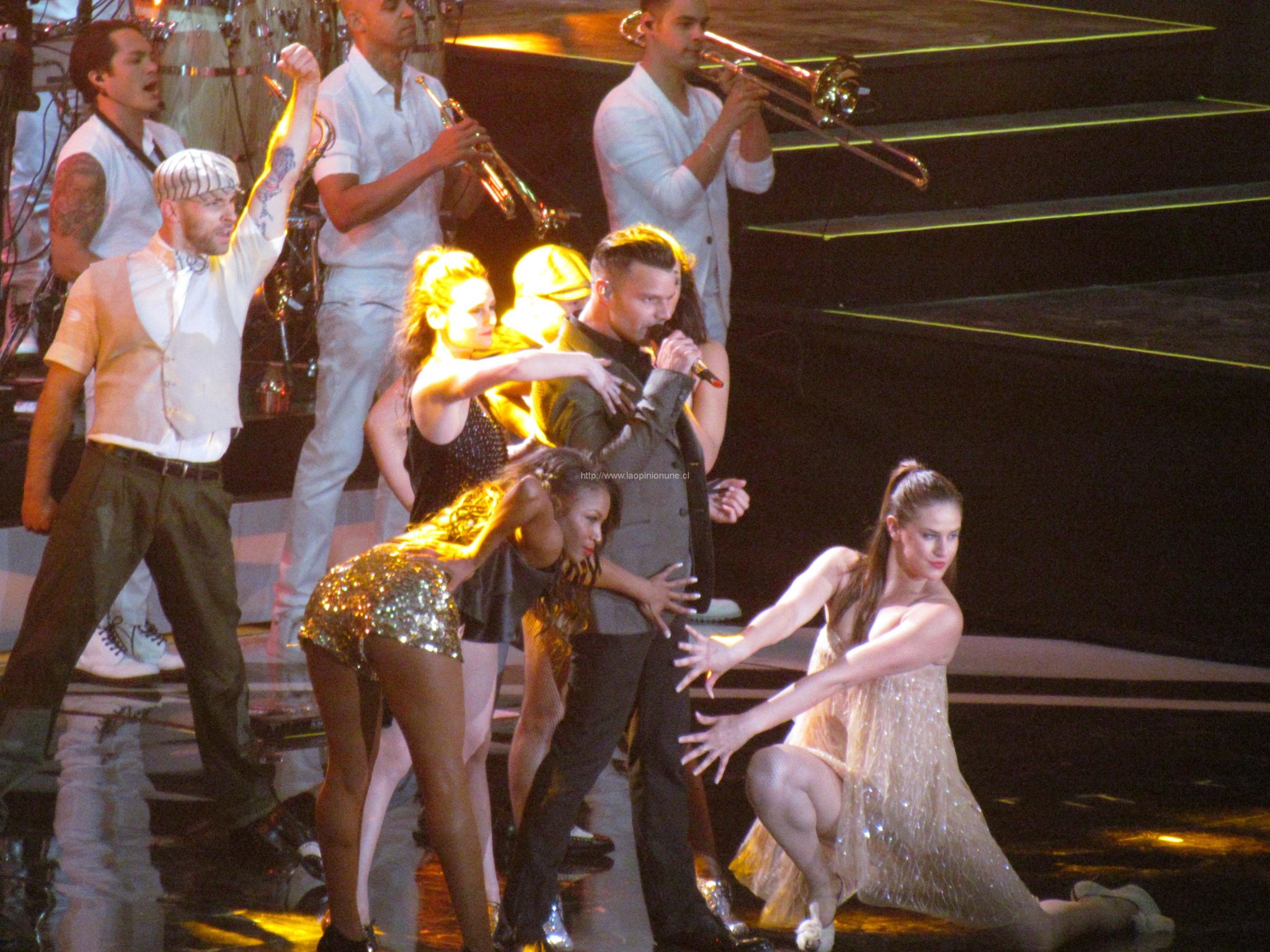 Ricky Martin la rompe en Viña 2014