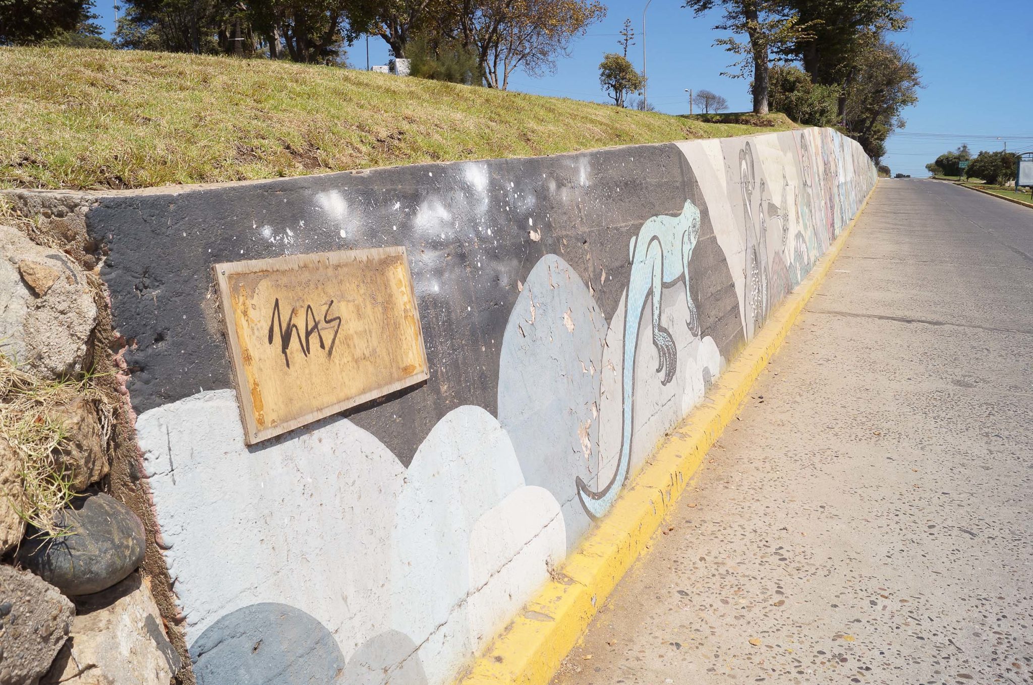 Actos vandálicos contra monumentos de la ciudad de Concón