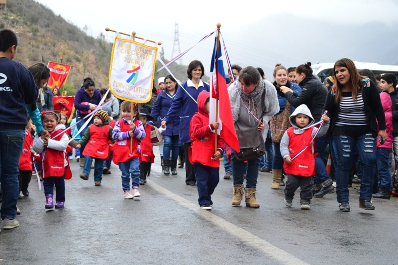 Olmué conmemoró las Glorias Navales con dos desfiles e inaugurando la remodelada Plaza en Quebrada Alvarado