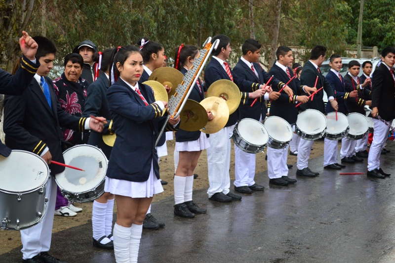 Olmué conmemoró las Glorias Navales con dos desfiles e inaugurando la remodelada Plaza en Quebrada Alvarado