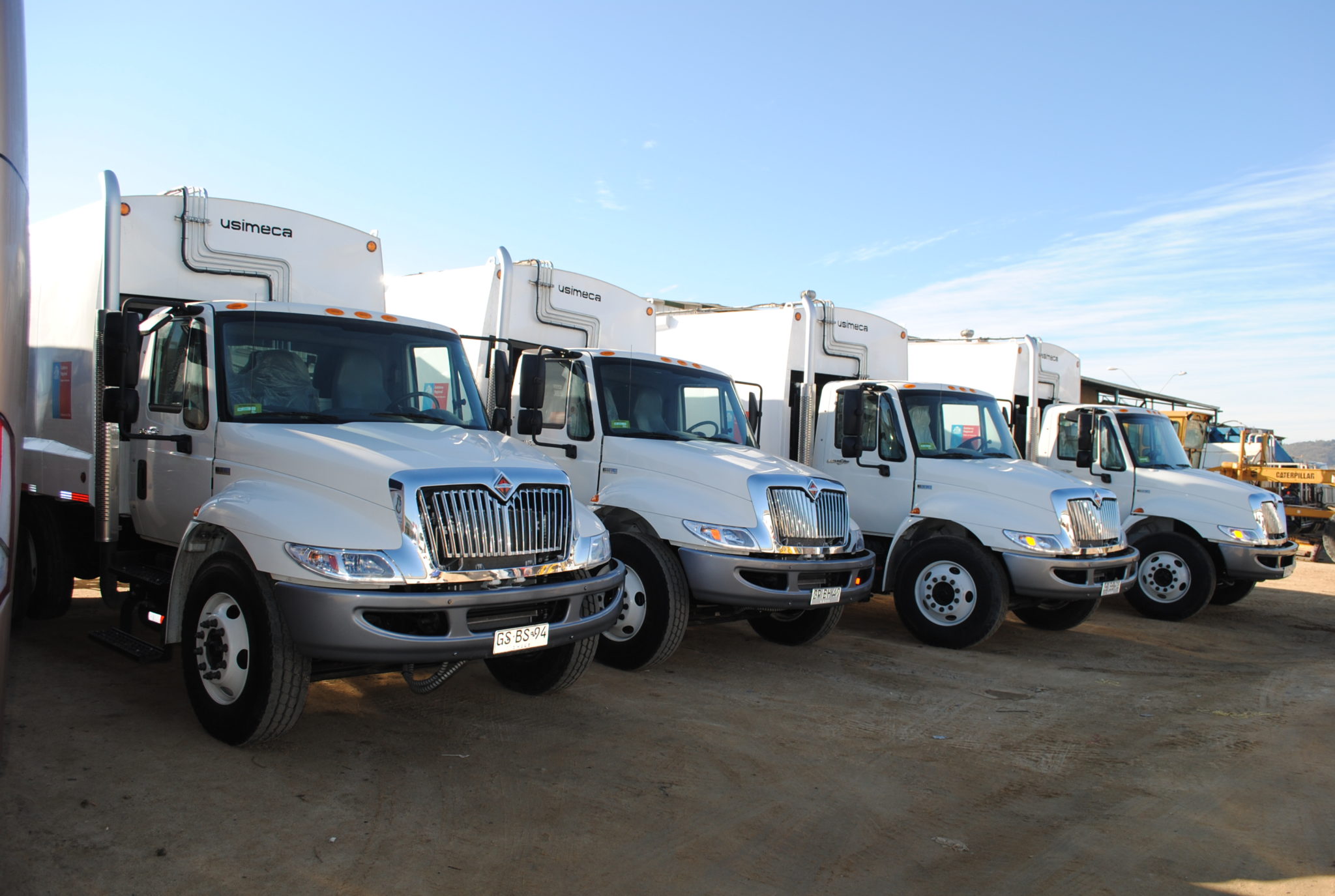 Villa Alemana cuenta con cuatro nuevos camiones de aseo