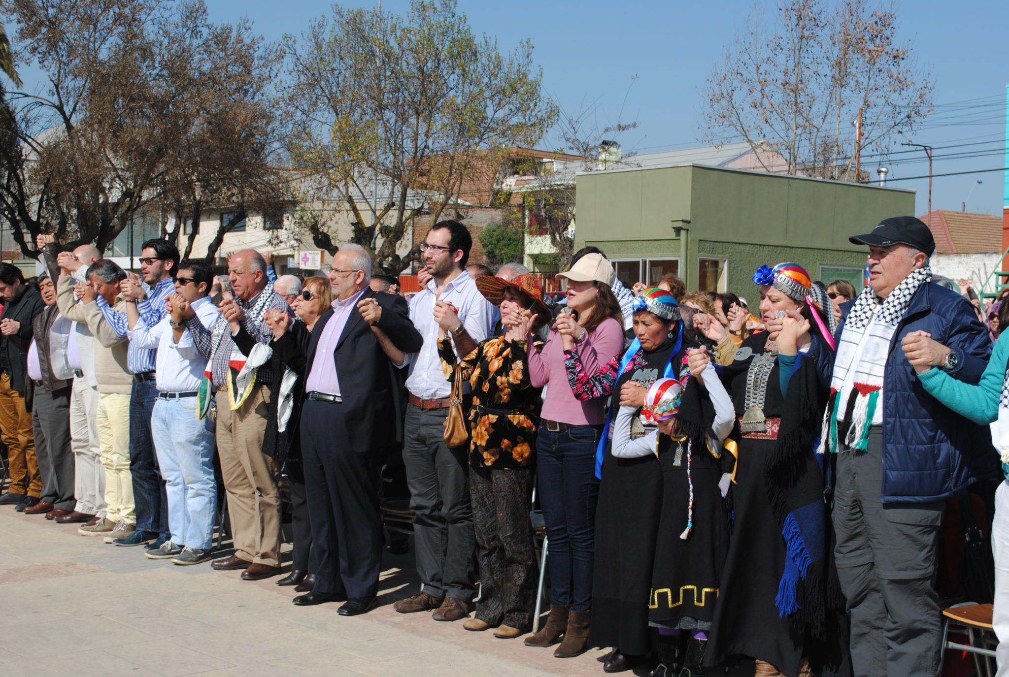 Villaalemaninos pidieron por la paz en Oriente