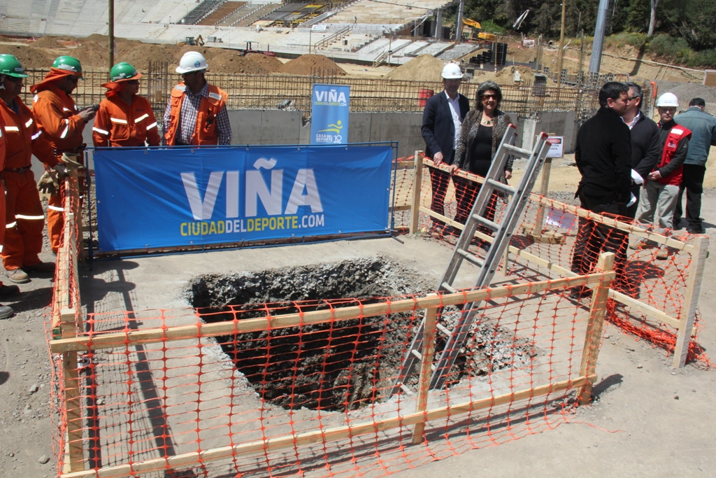 Se inició construcción de Galería Laguna del Estadio Sausalito