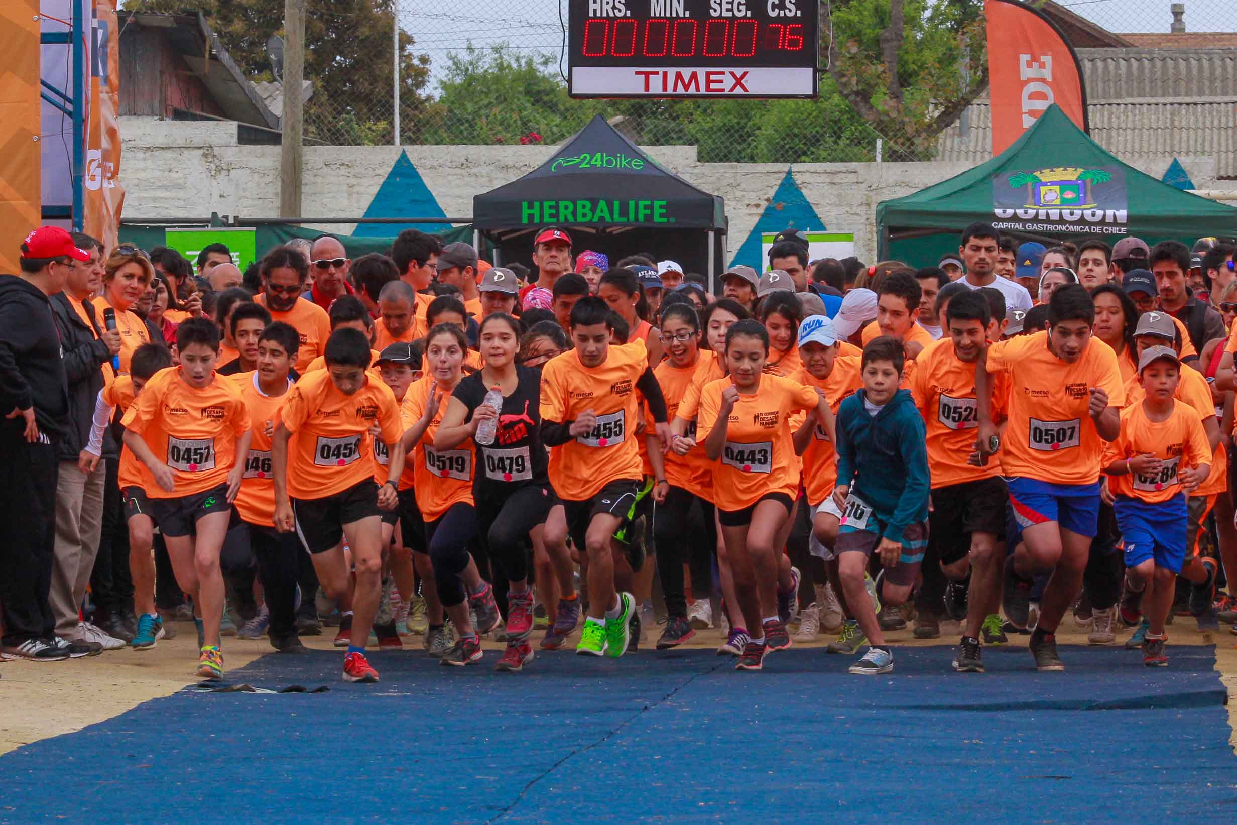 Todo un éxito resultó la IV Corrida Desafío Running Concón 2014