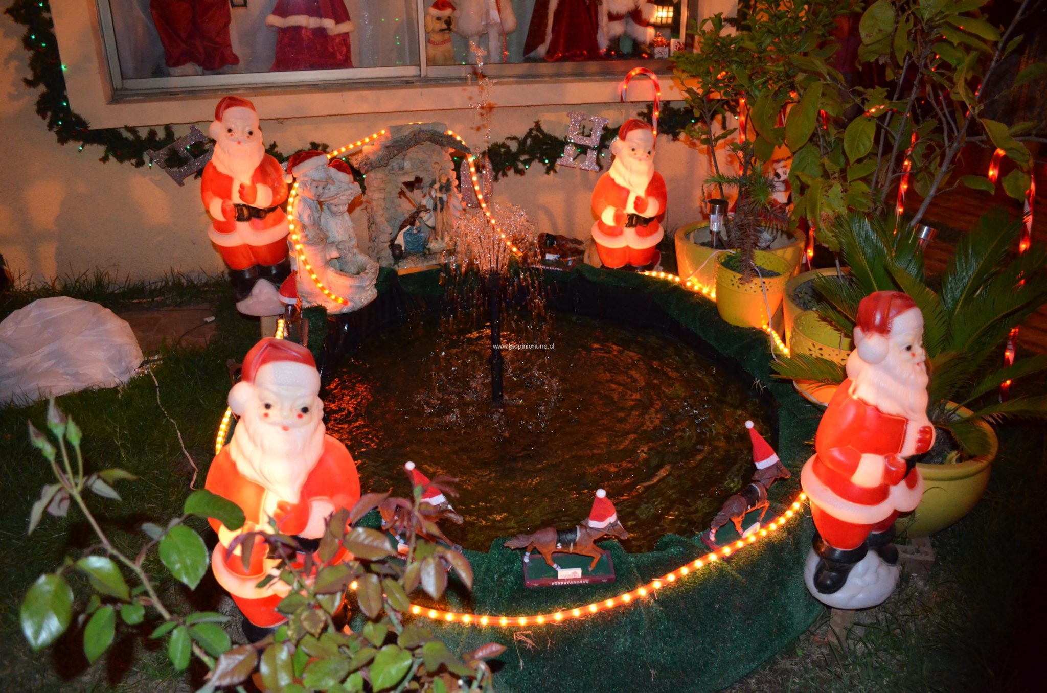 Hermosas casas adornan la Navidad en Villa Alemana