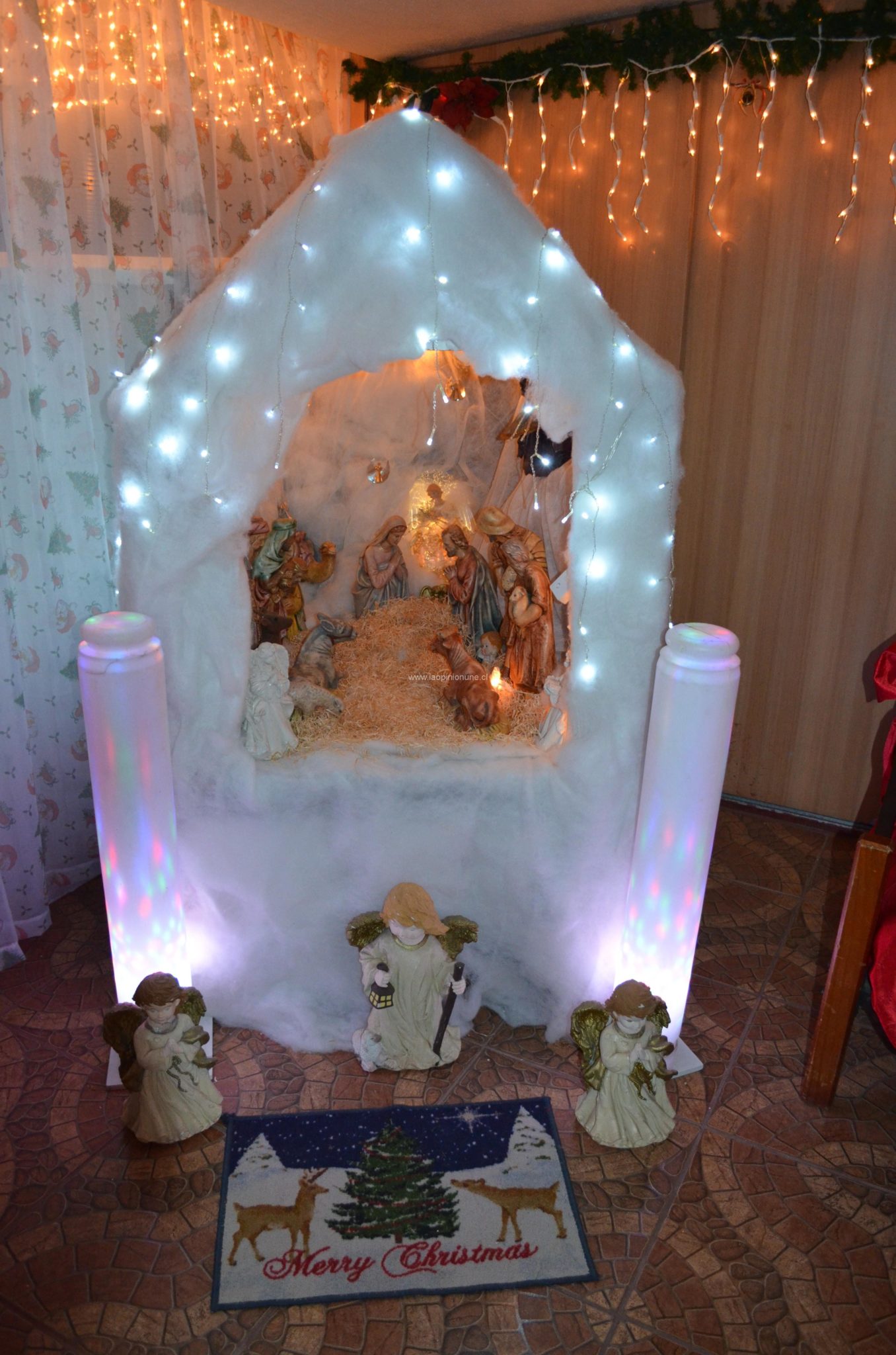 Hermosas casas adornan la Navidad en Villa Alemana