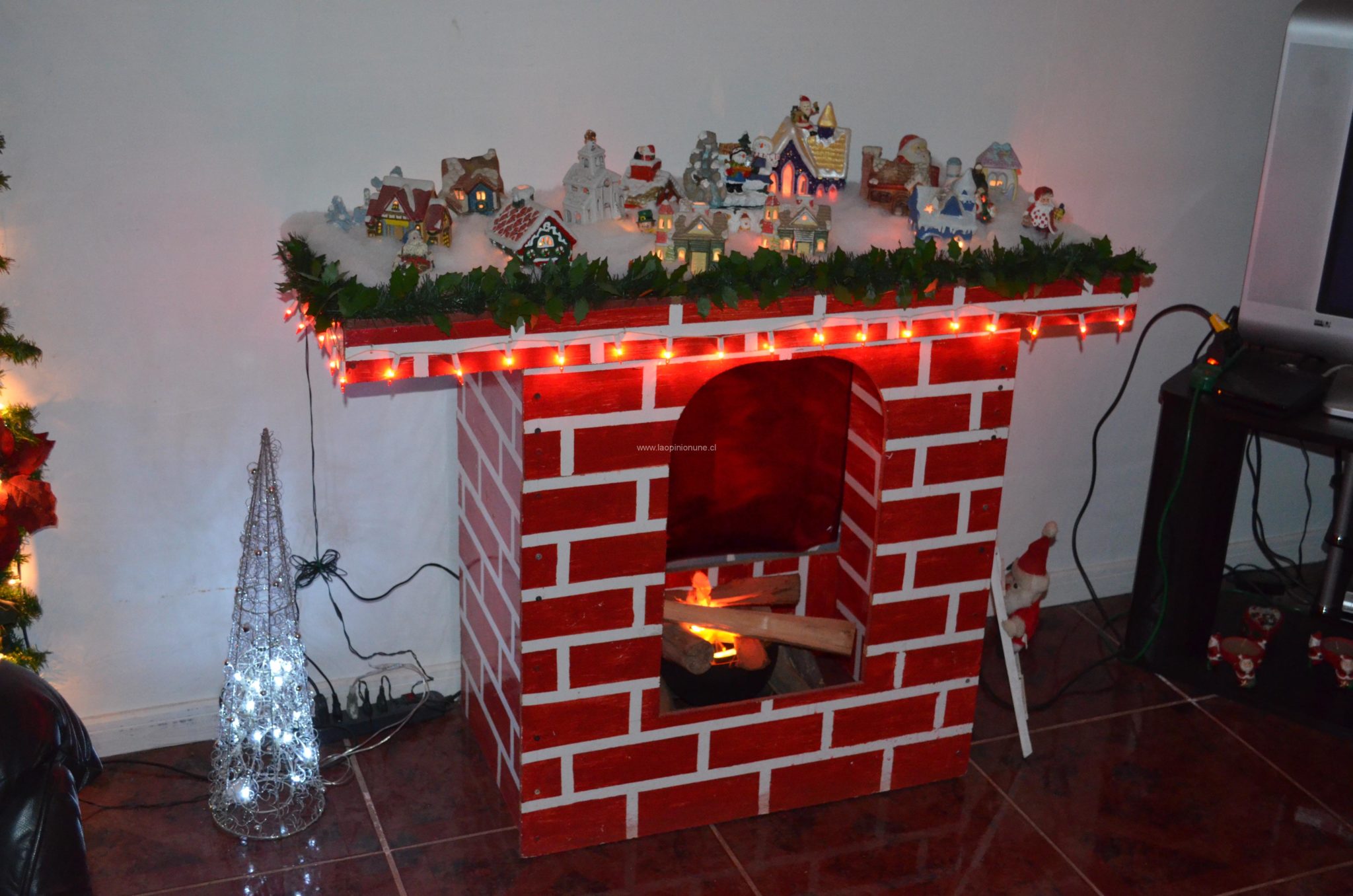 Hermosas casas adornan la Navidad en Villa Alemana