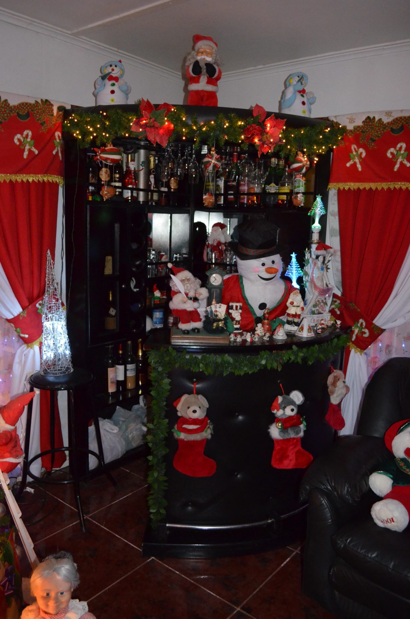 Hermosas casas adornan la Navidad en Villa Alemana