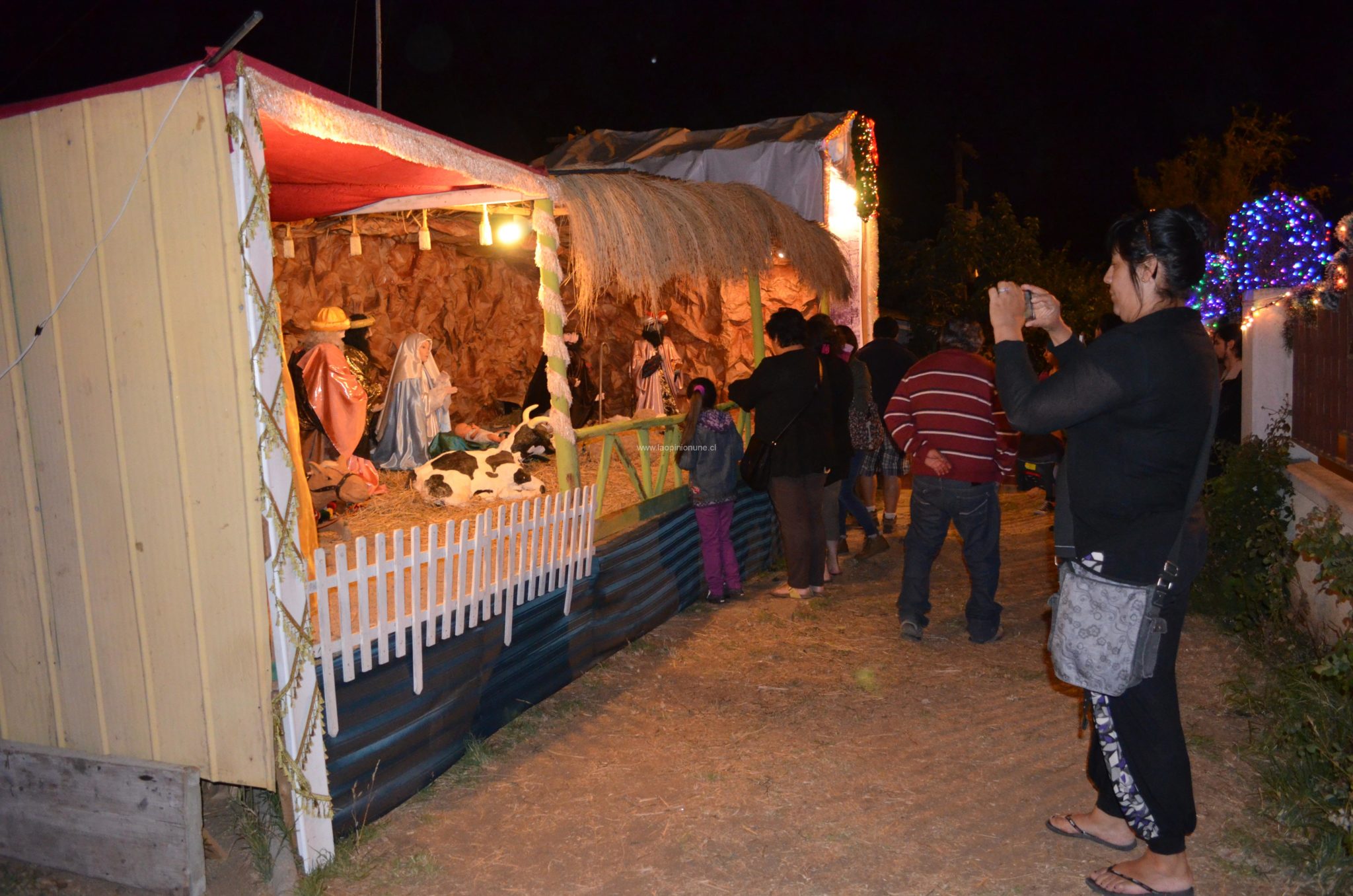 Hermosas casas adornan la Navidad en Villa Alemana
