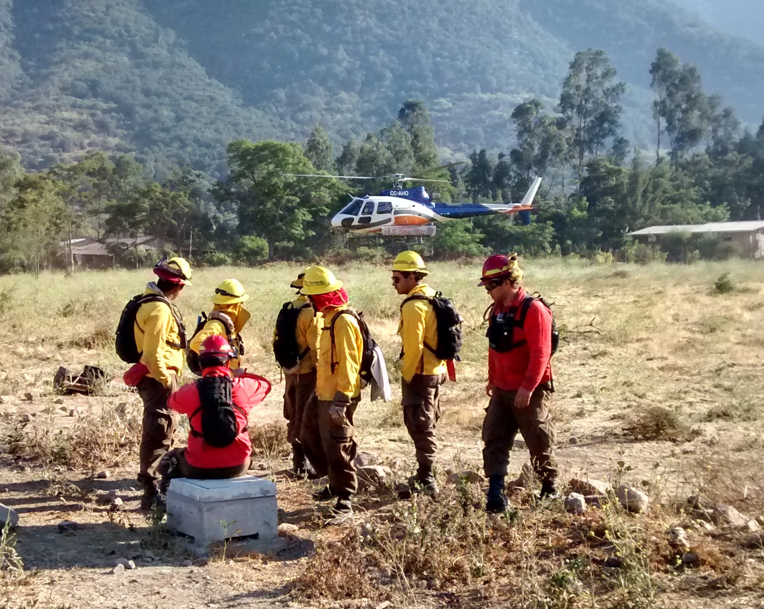 Gobernador de Quillota destacó labor de Conaf en el control del incendio en Hijuelas