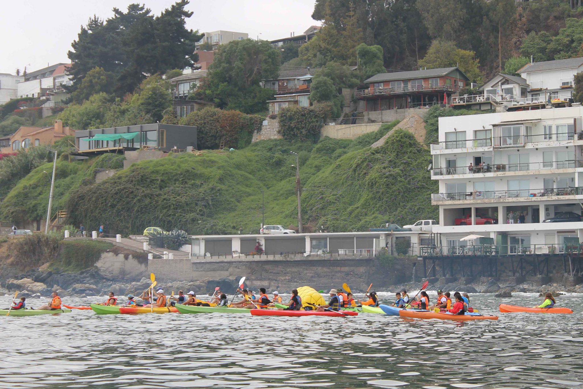 3ª Travesía en kayak y nado libre en Concón fue todo un éxito