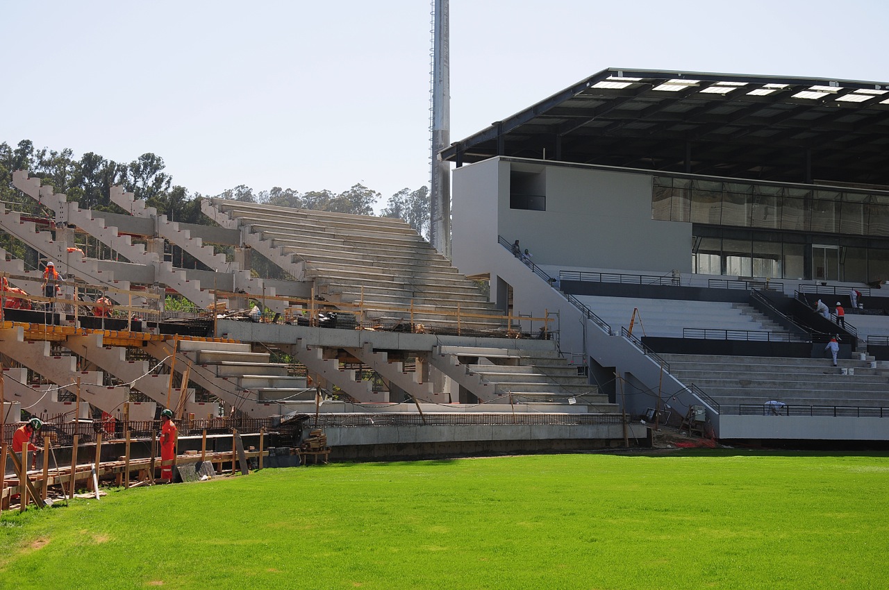 Estadio Sausalito presenta un 87% de avance en construcción de obras civiles