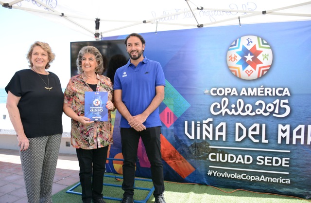 Ya se comienza a vivir el ambiente de la Copa América Chile 2015 en Viña del Mar